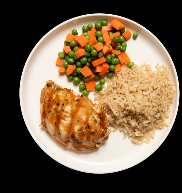Sample meal plate