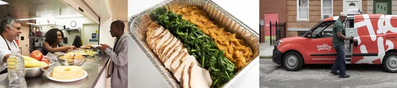 Shelter meal service