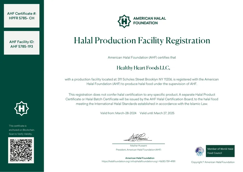 Halal Certified
